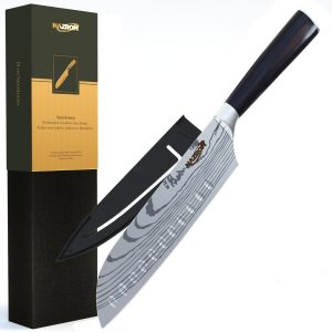 Japans Santokumes 18 cm – Vlijmscherp Koksmes met Ergonomisch Handvat & Luxe Geschenkdoos